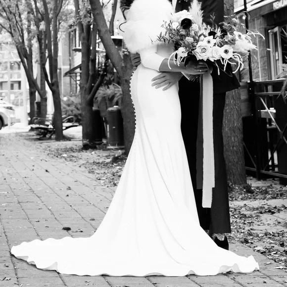 Custom Made Wedding Dress - Picture 3 of 6